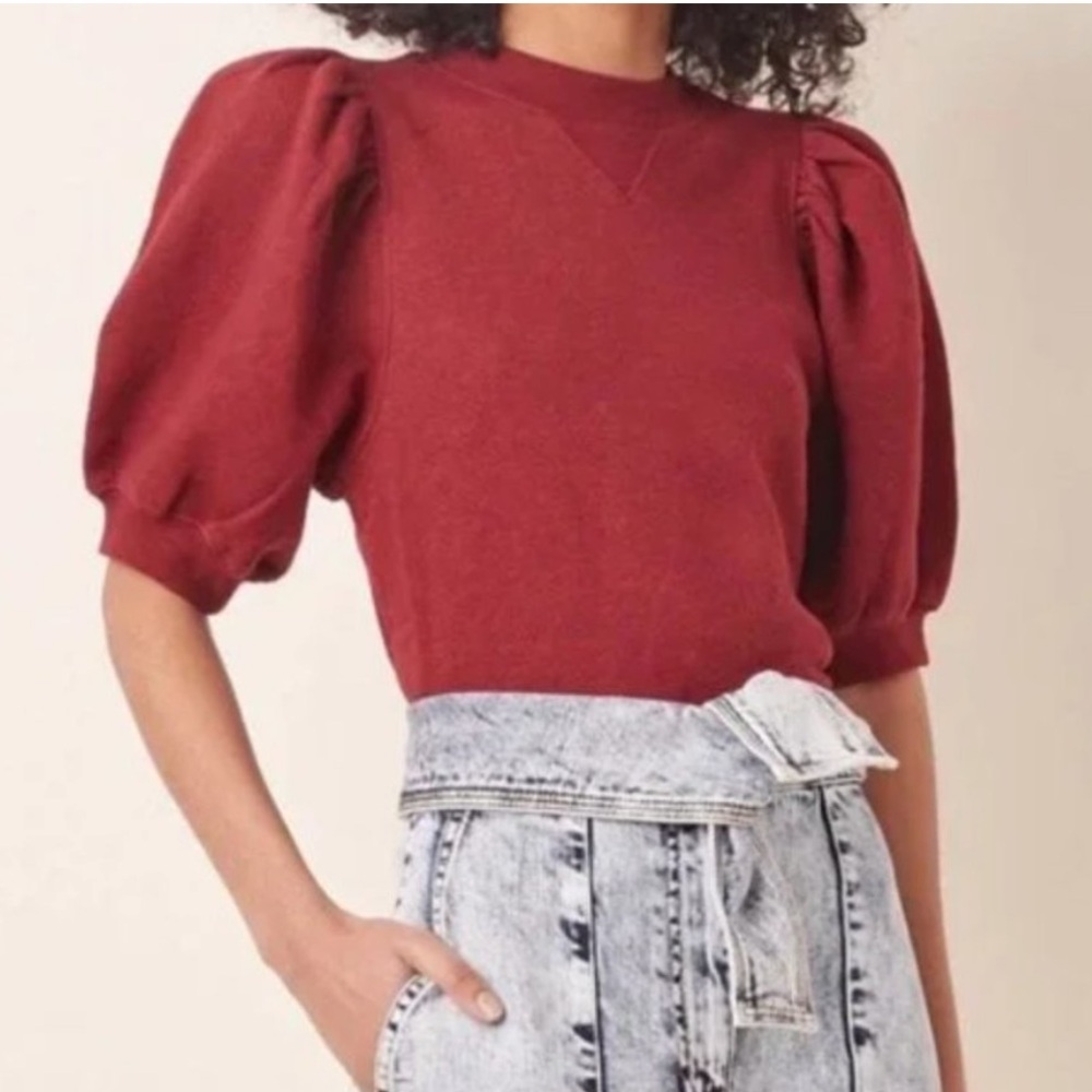 Ulla Johnson Ramie Sweatshirt top